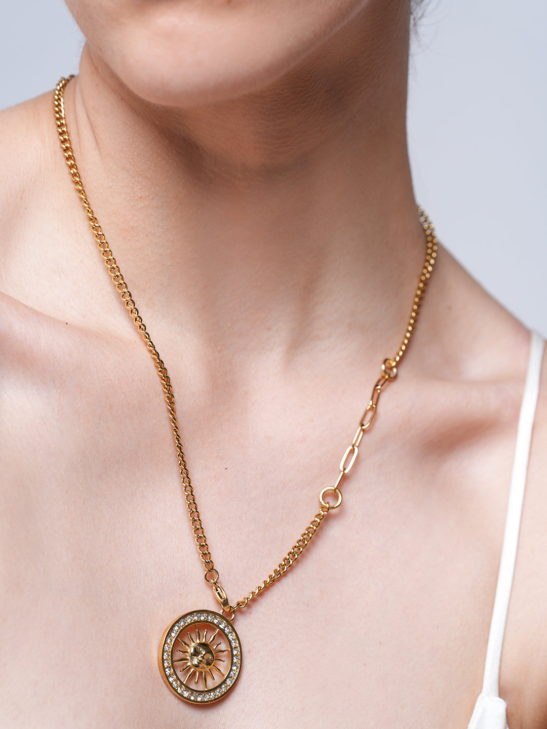 Sun Pendant Necklace