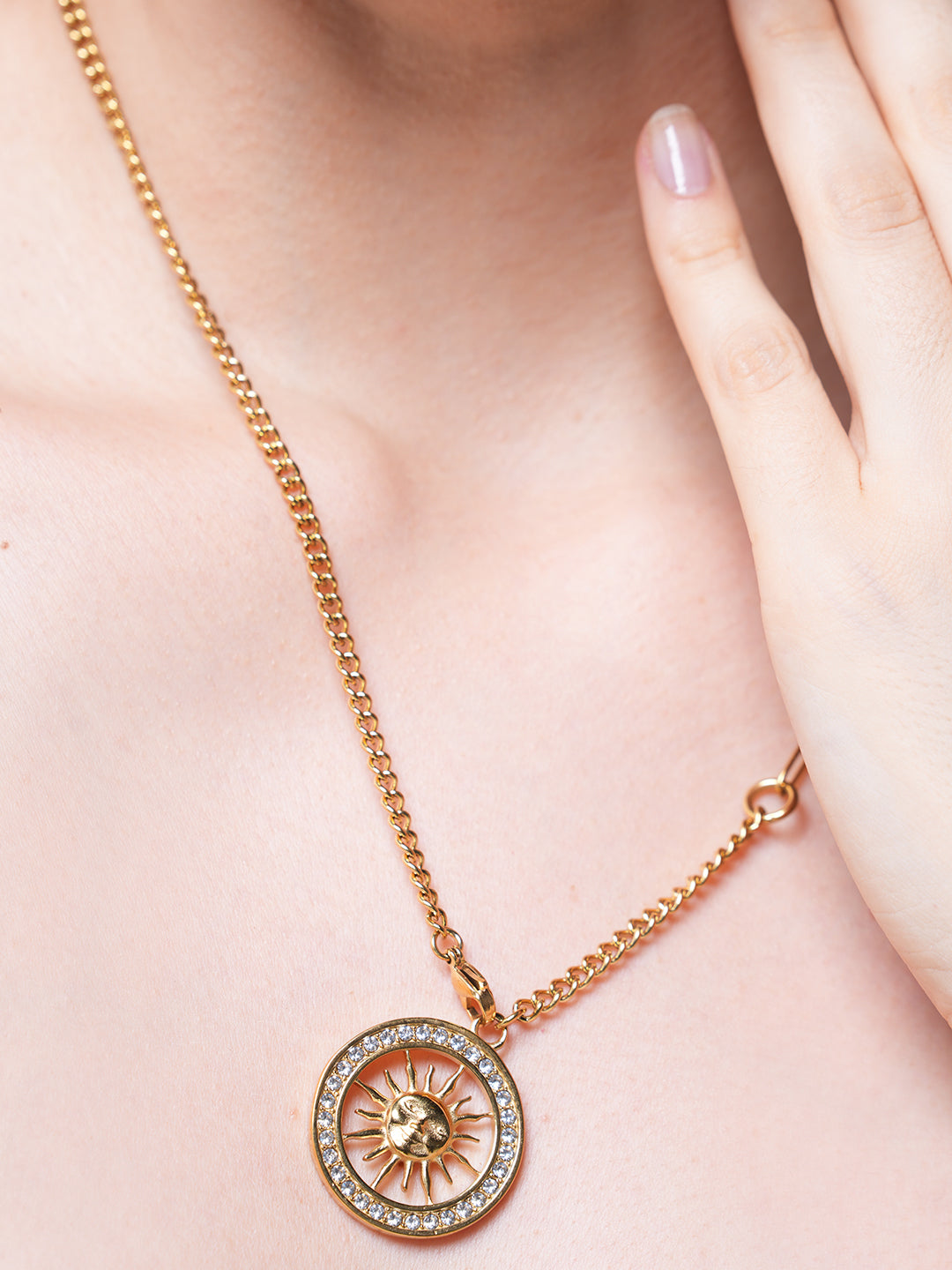 Sun Pendant Necklace