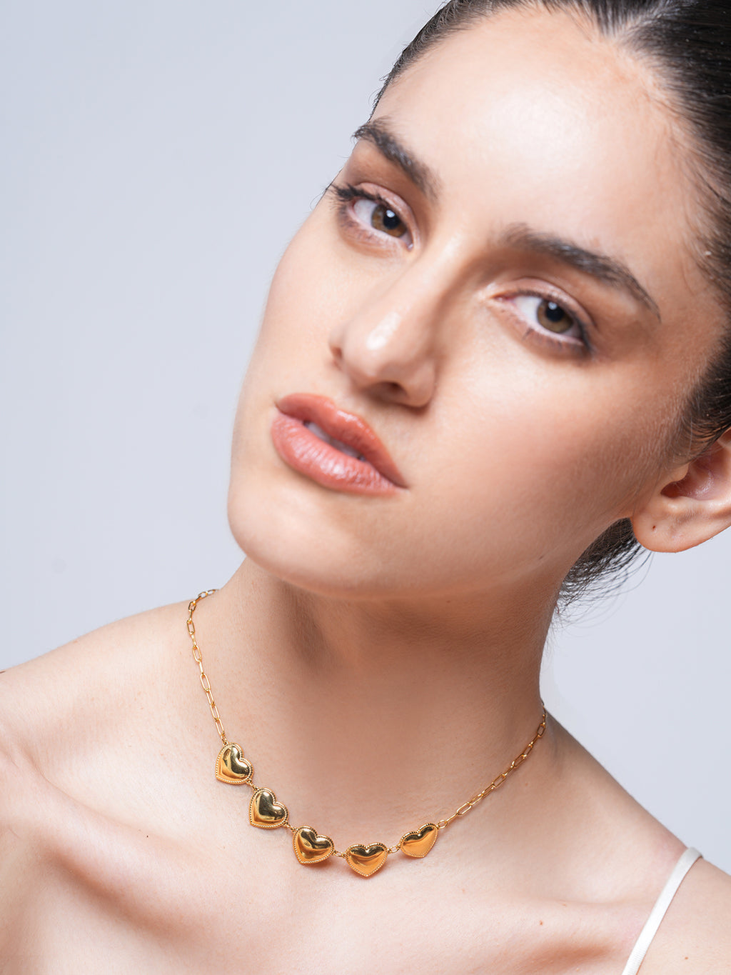 Multiple Heart Necklace