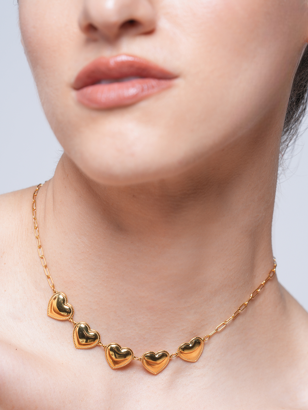 Multiple Heart Necklace