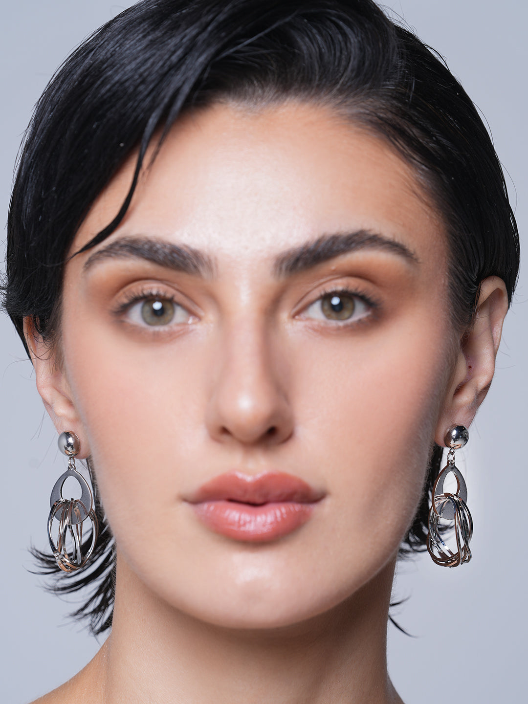 Light Geometric Earrings