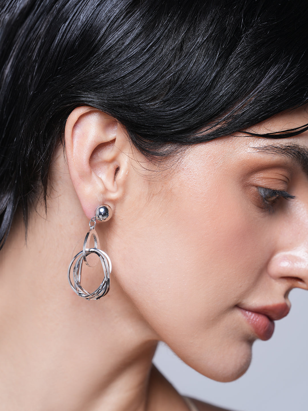 Light Geometric Earrings