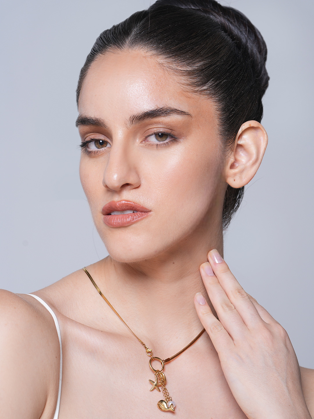 Classic Gold Shell Conch Necklace