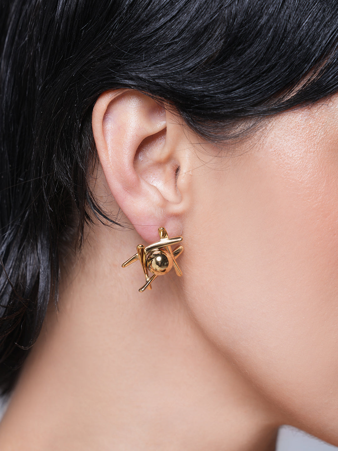 Geometric Stud Earrings