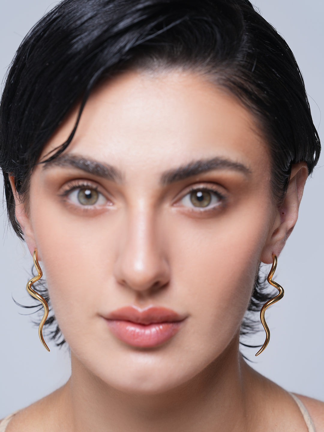 Minimalist Trendy Spiral Design Earrings