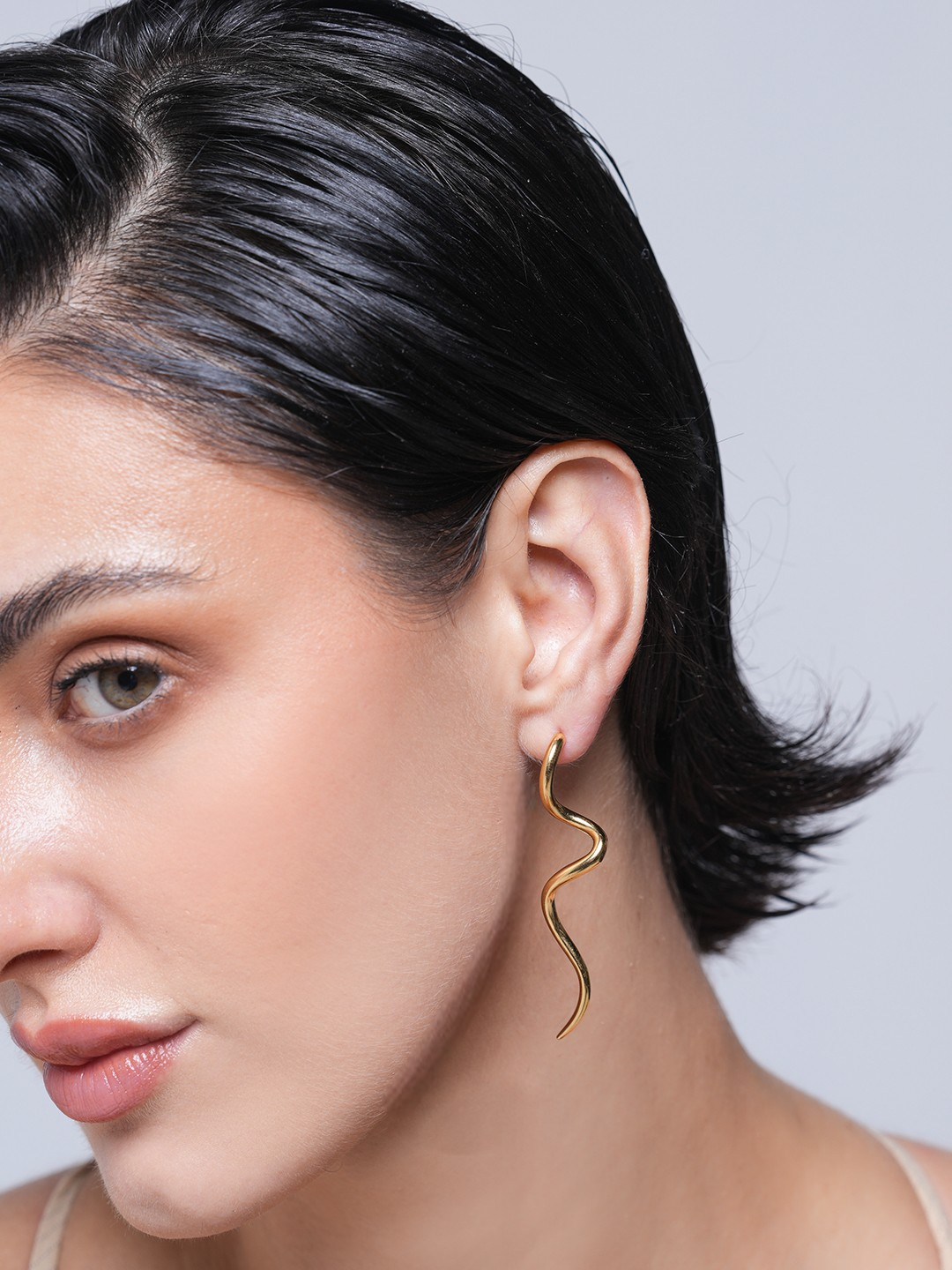 Minimalist Trendy Spiral Design Earrings