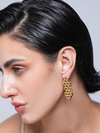 Geometric Chain Drop Earrings