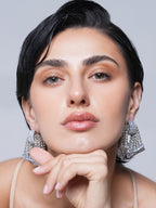 Bow Knot Rhinestones Earrings