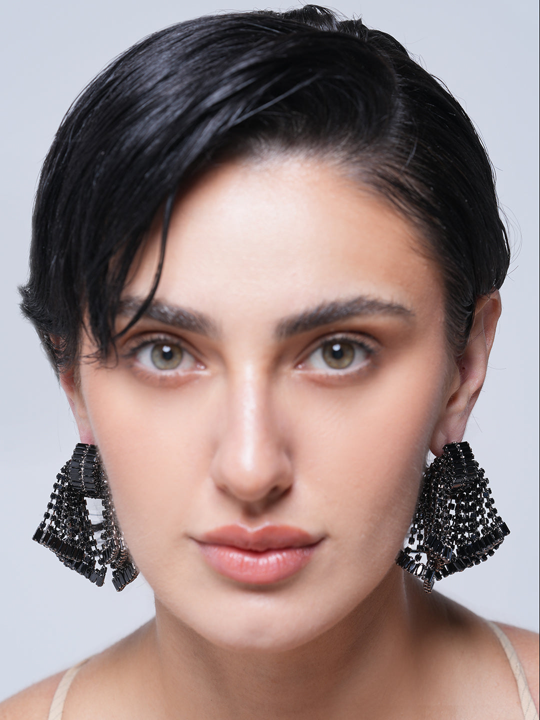 Bow Knot Rhinestones Earrings