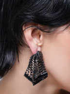 Bow Knot Rhinestones Earrings
