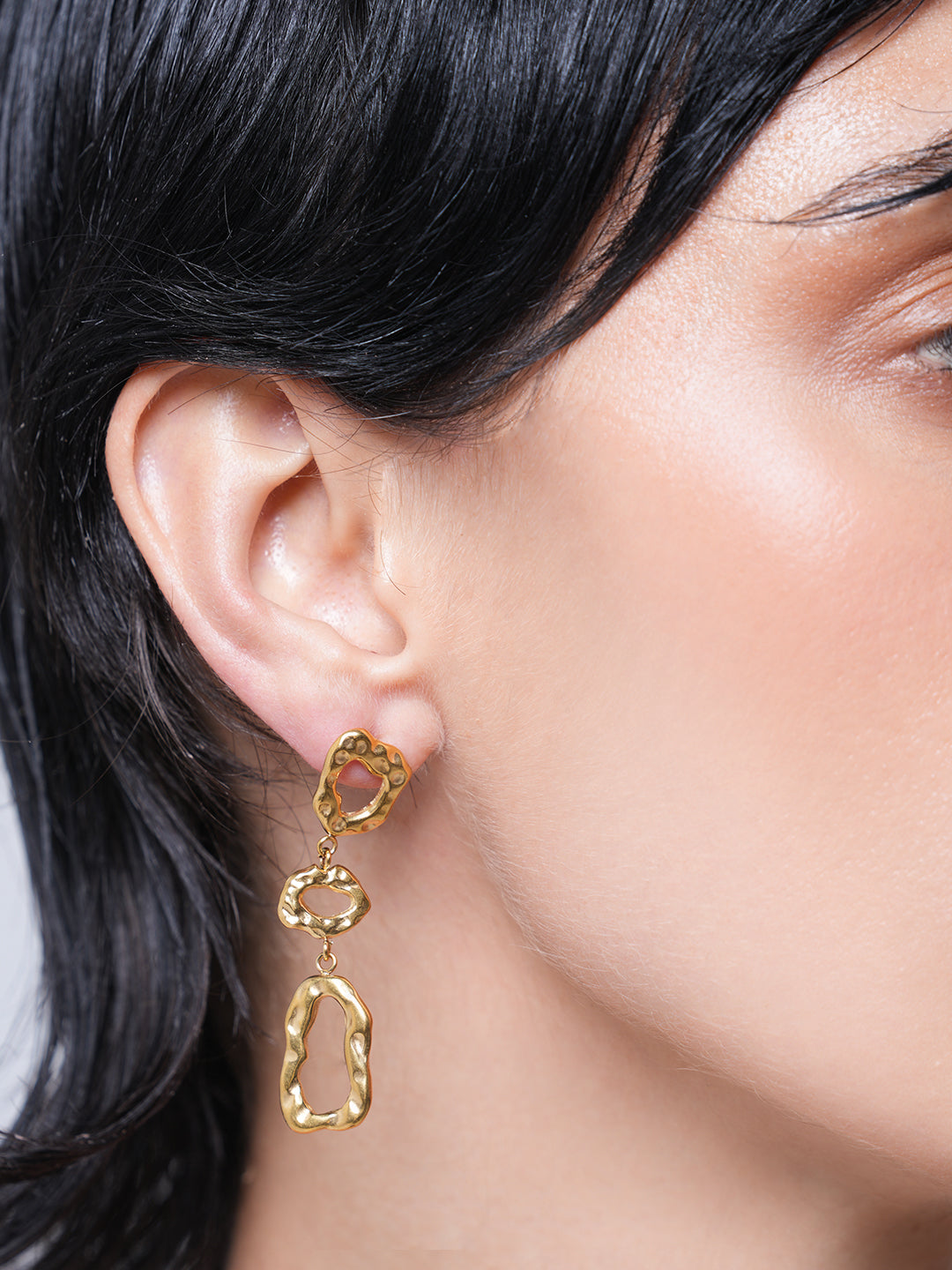 Hollow Temperament Drop Earrings