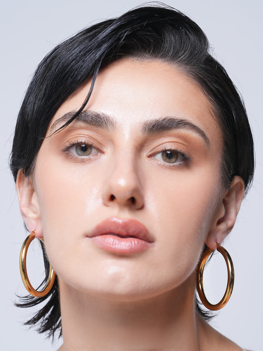 Hollow Chunky Hoops