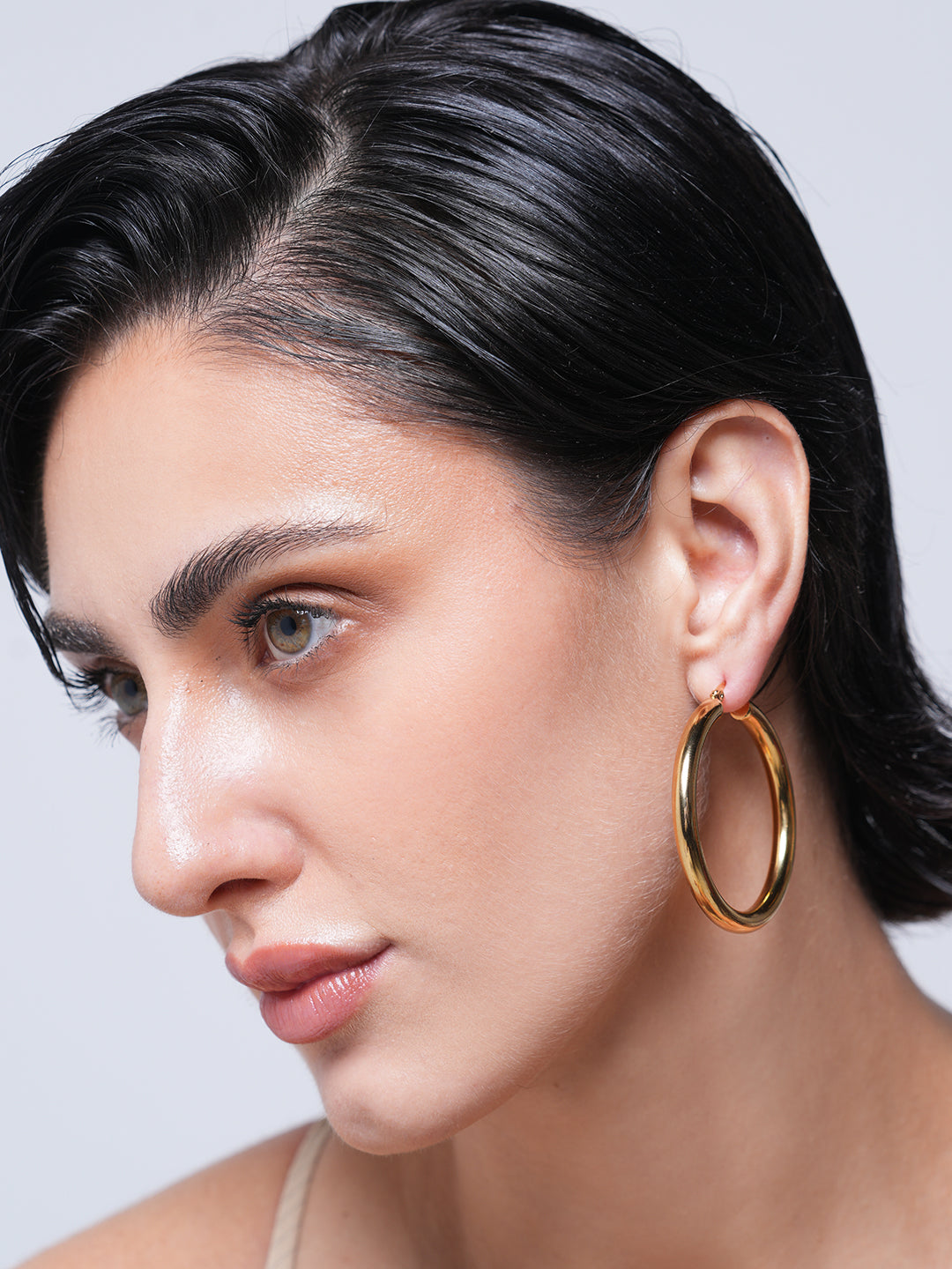 Hollow Chunky Hoops