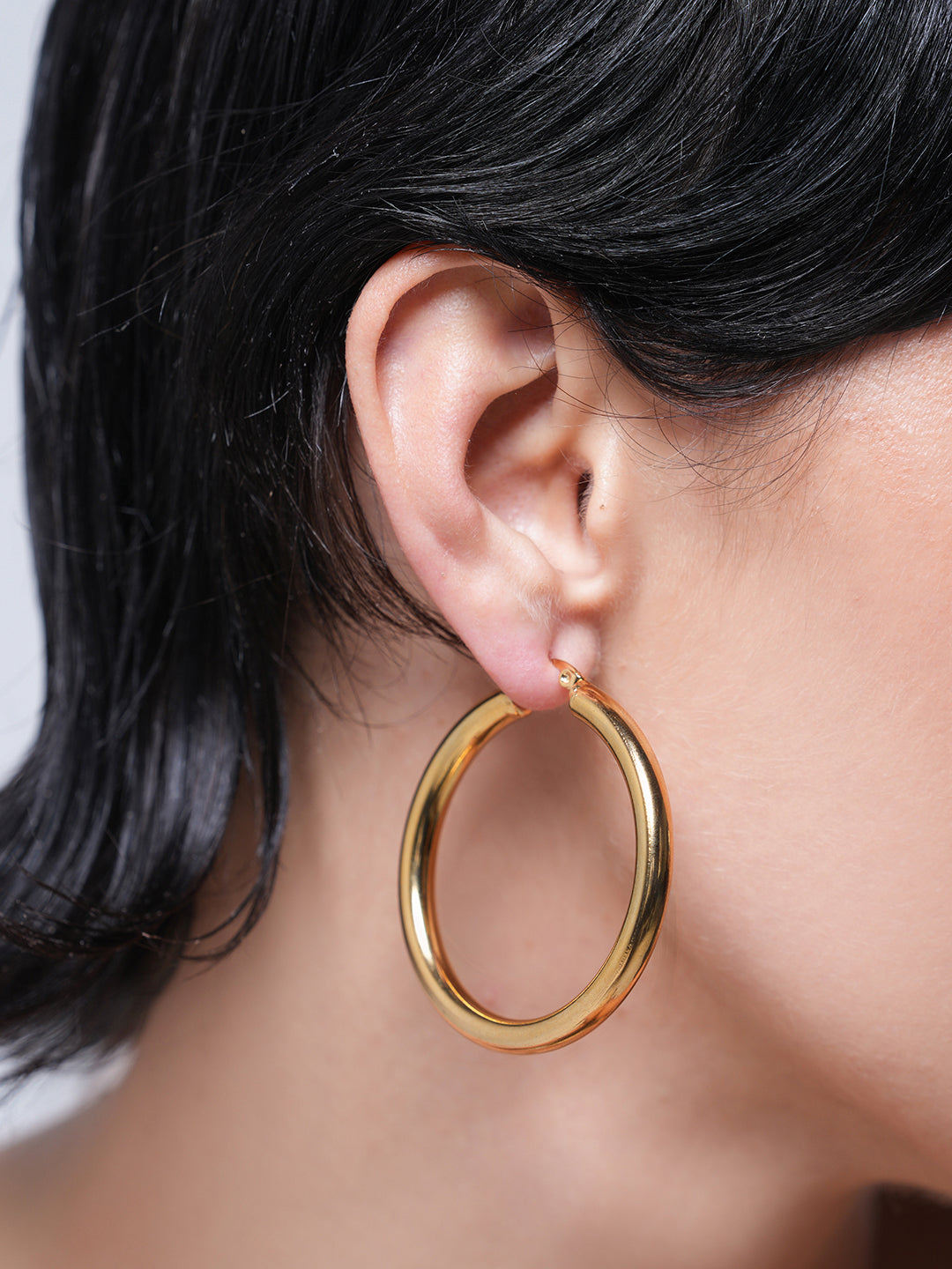 Hollow Chunky Hoops
