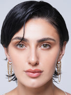 Delicate Chain Hoop Earrings