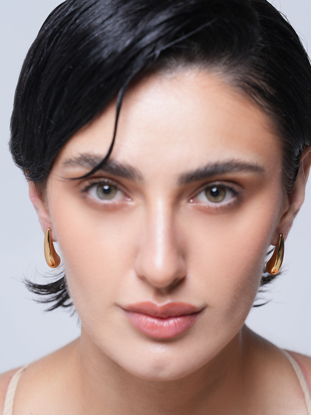 French Chunky Stud Earrings
