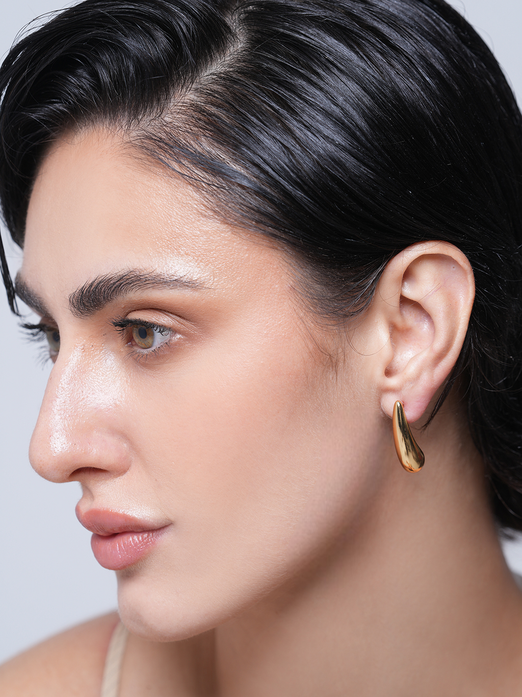 French Chunky Stud Earrings