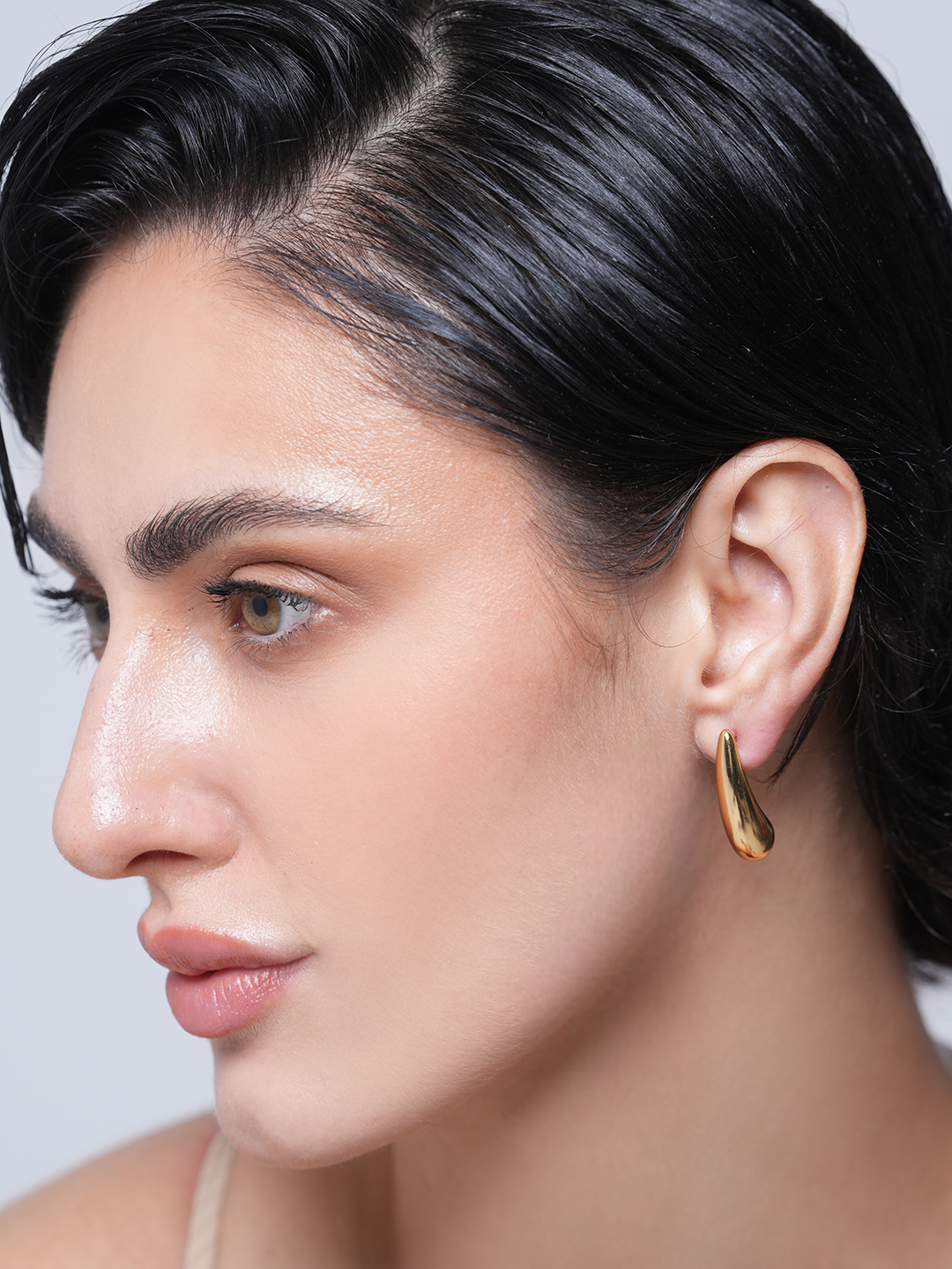 French Chunky Stud Earrings