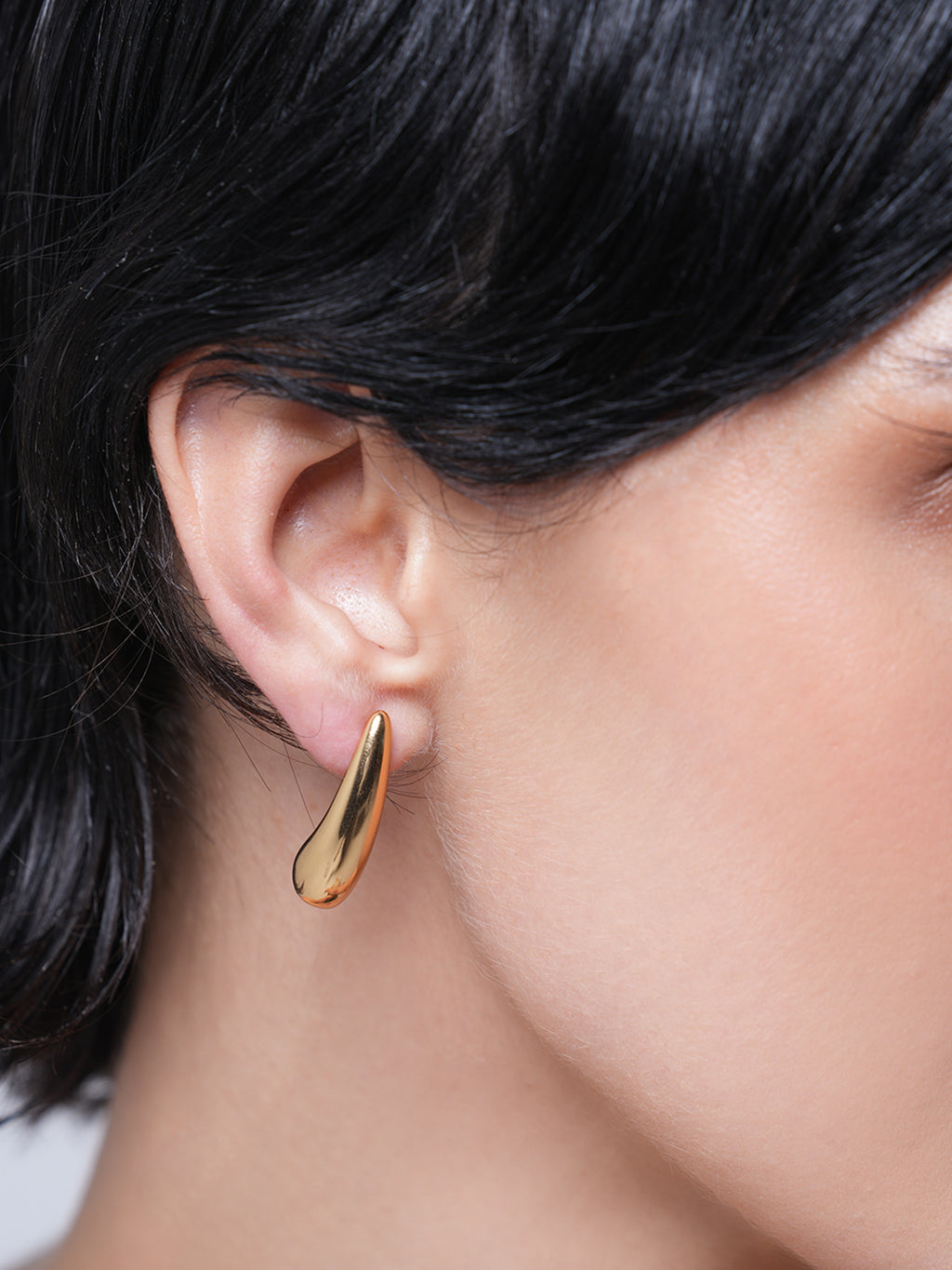 French Chunky Stud Earrings