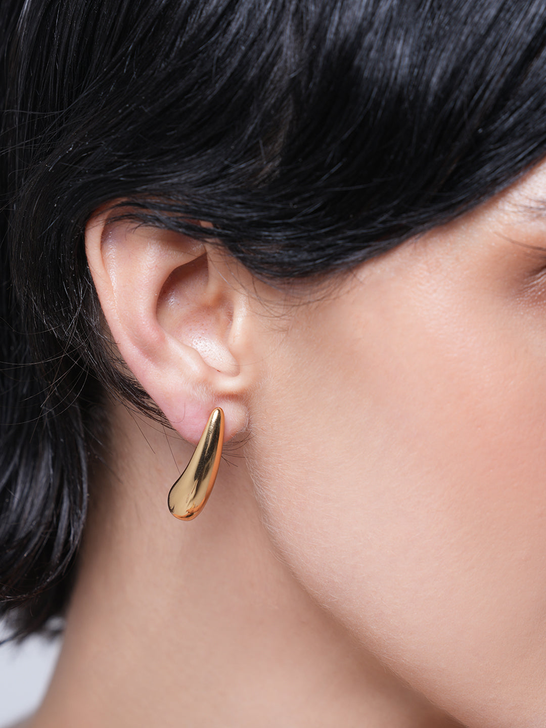French Chunky Stud Earrings