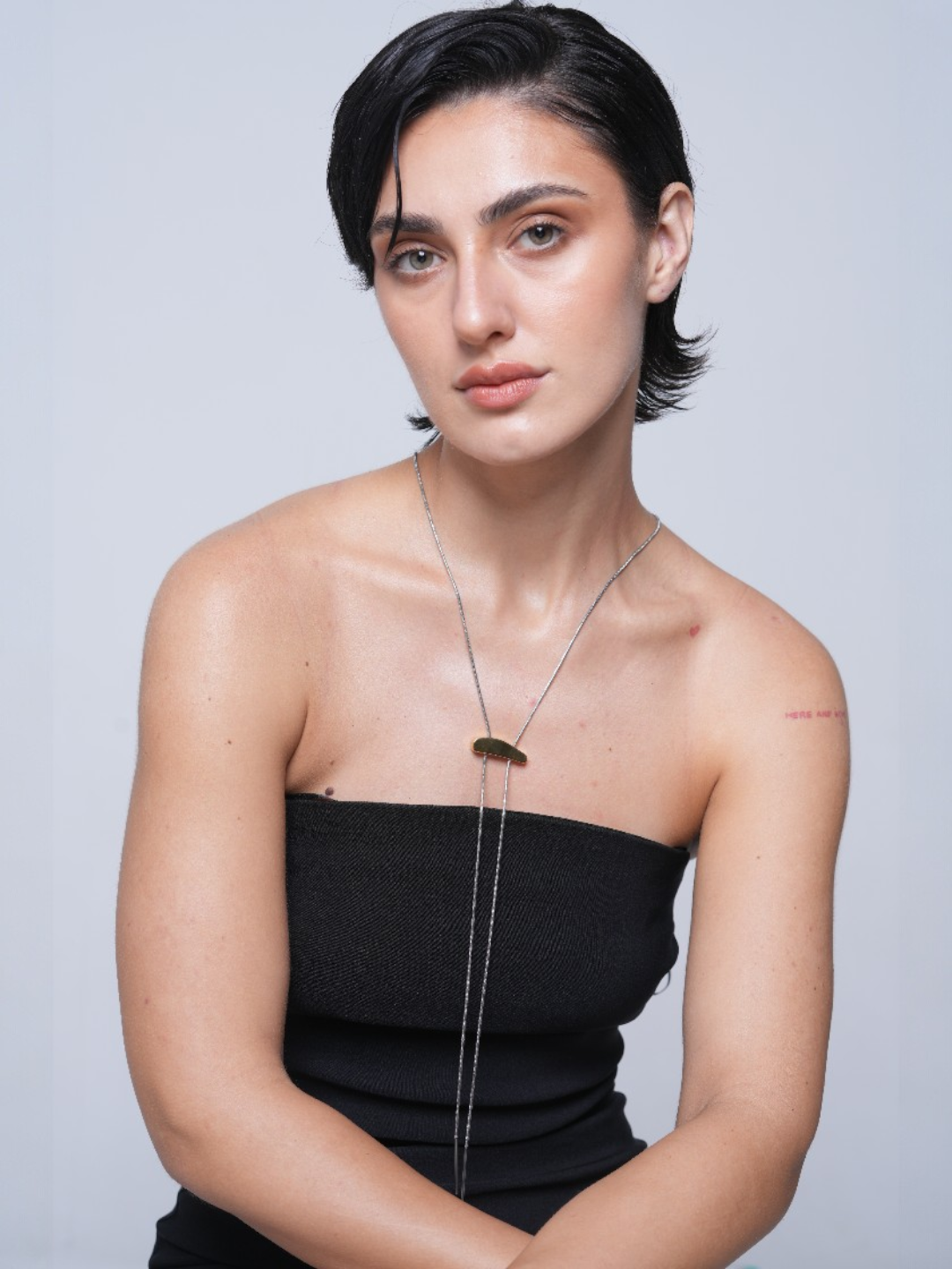 Metal Pendant Long Necklace