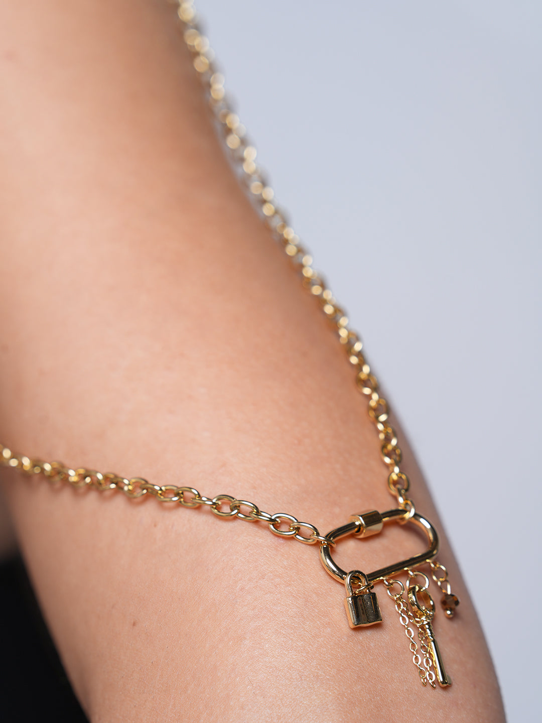 Metal Drop Necklace