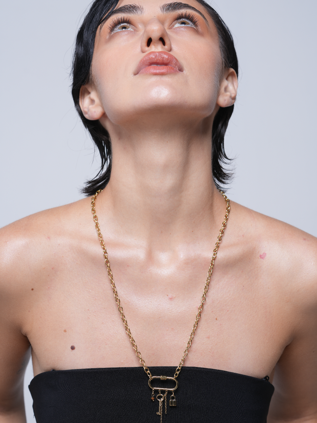 Metal Drop Necklace