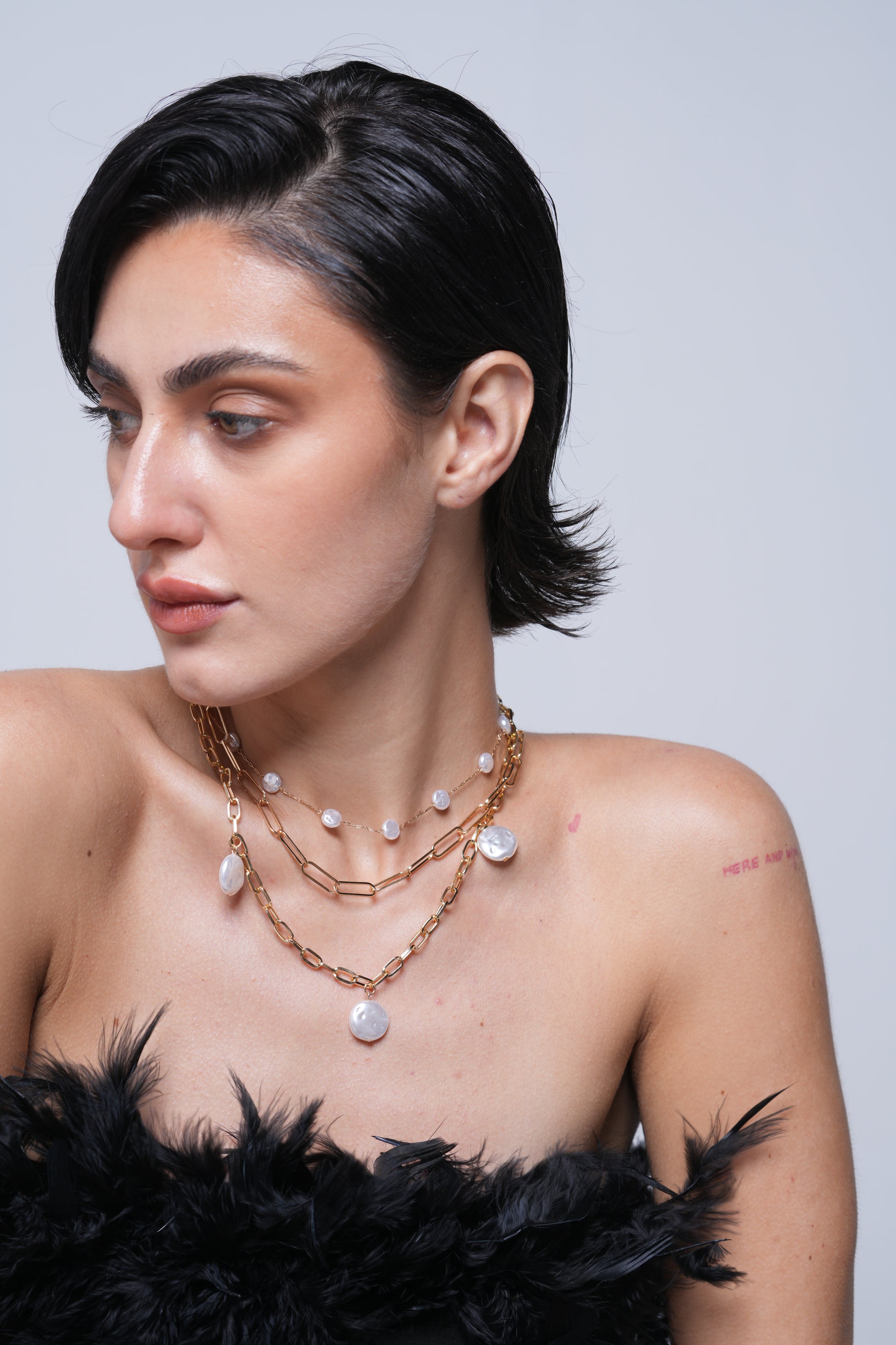 Beaded Multilayer Necklace