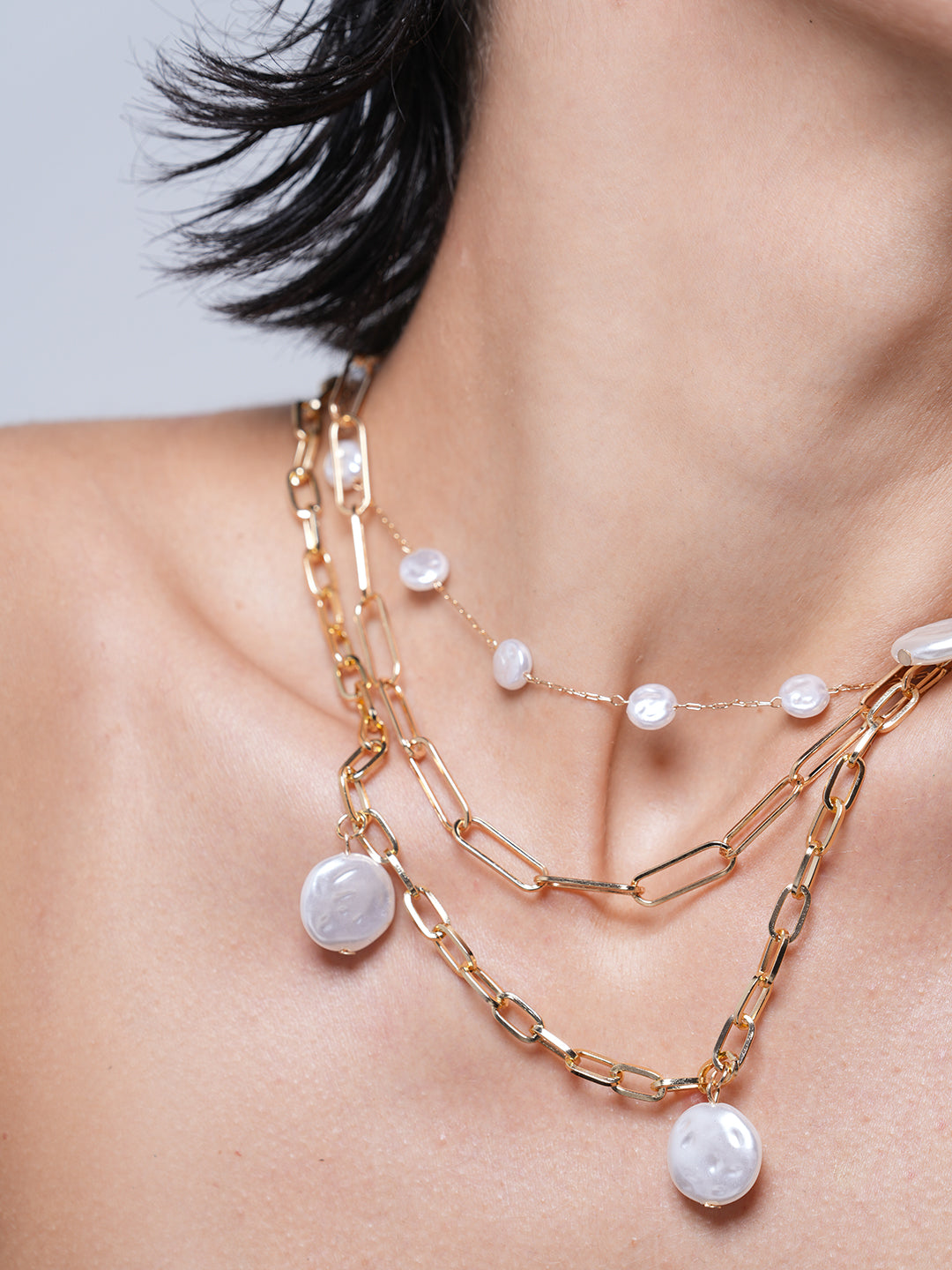 Beaded Multilayer Necklace