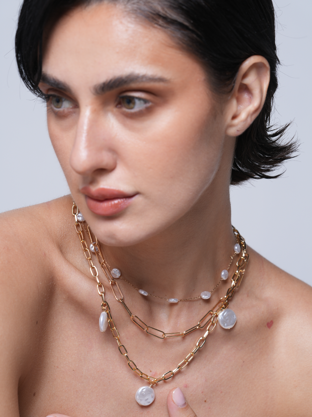 Beaded Multilayer Necklace