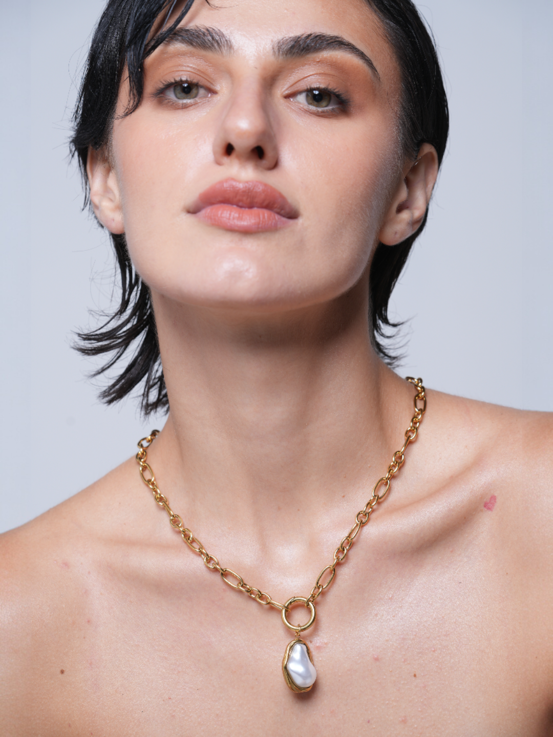 Baroque Pearl Pendant Necklace