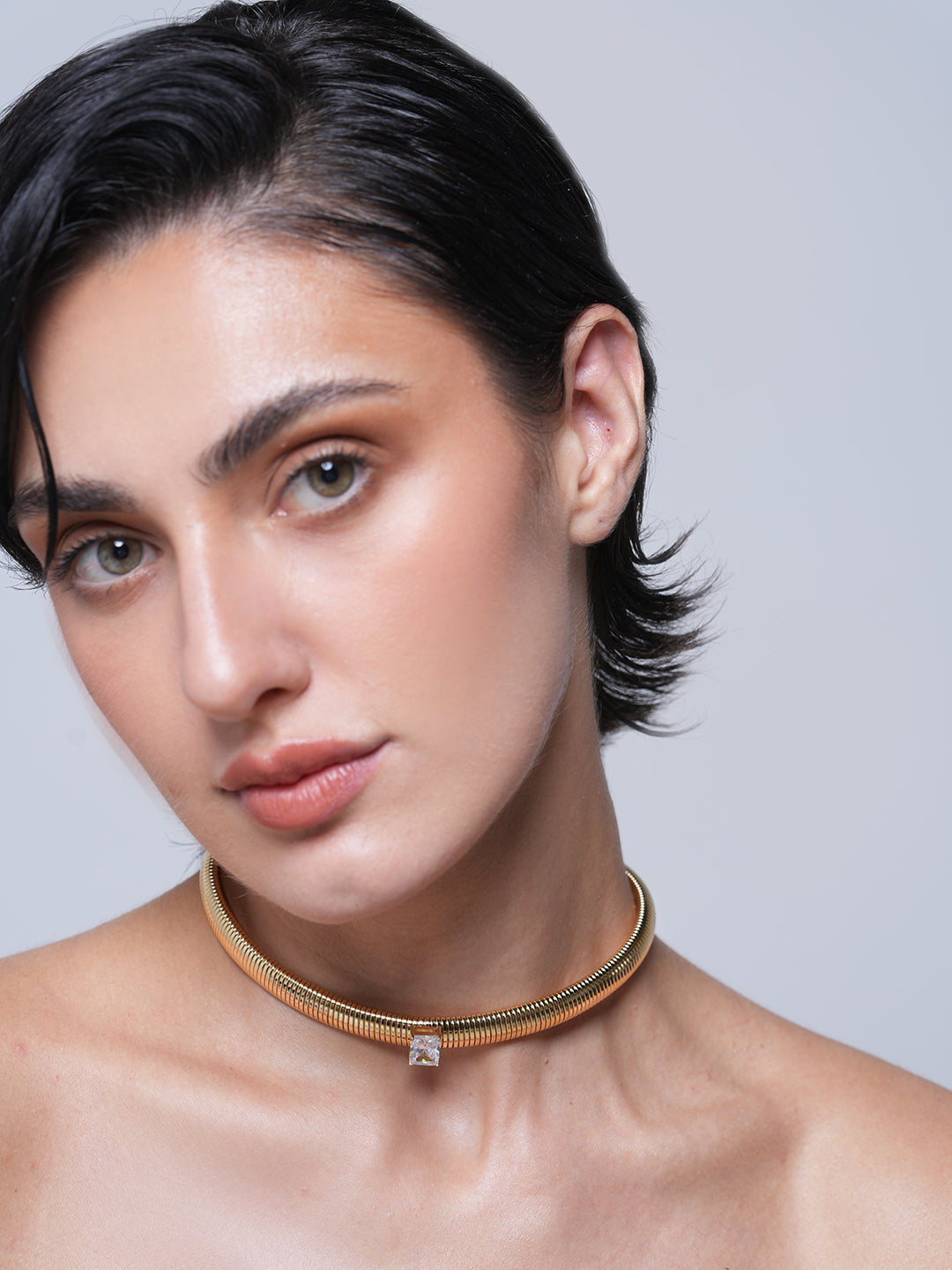 Elastic Thick Chain Necklace