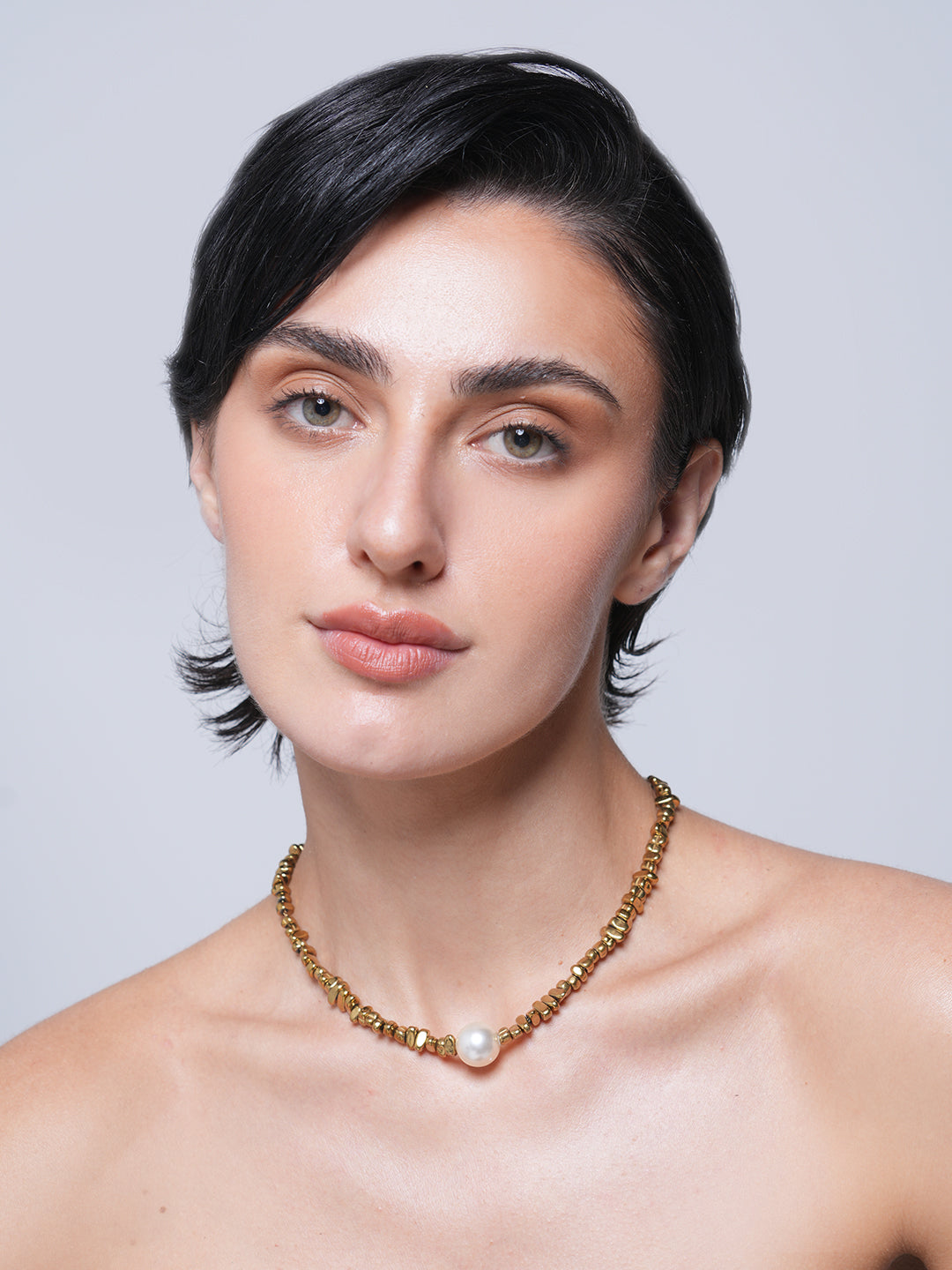 Beaded Pearl Necklace