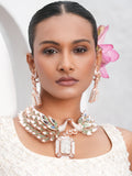 Dual Peacock Hasli Necklace