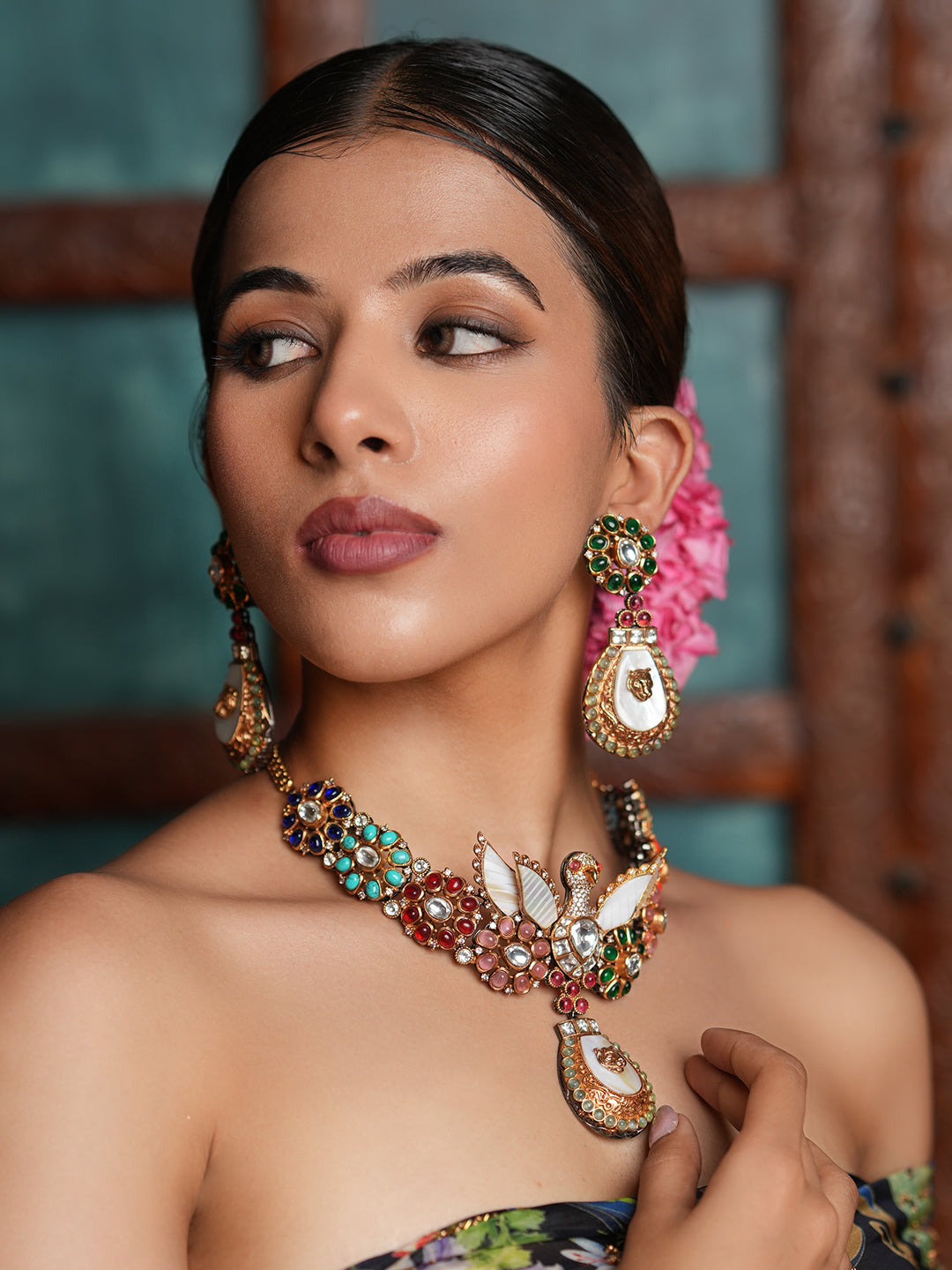 Eagle Multicolor Premium Necklace