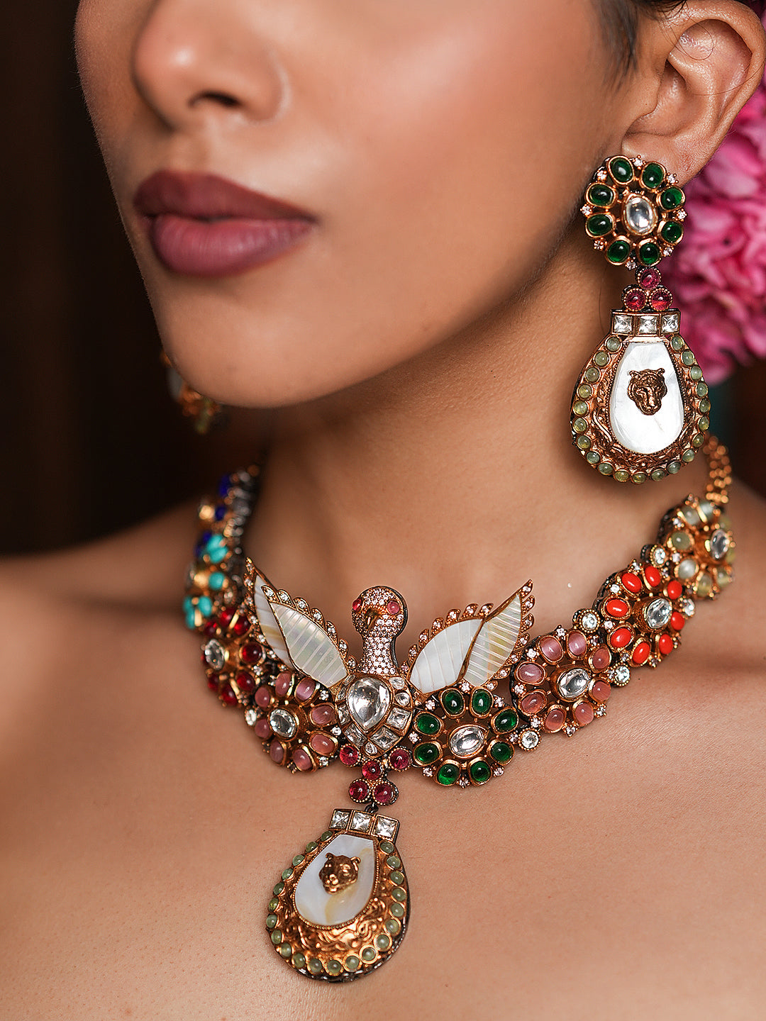 Eagle Multicolor Premium Necklace