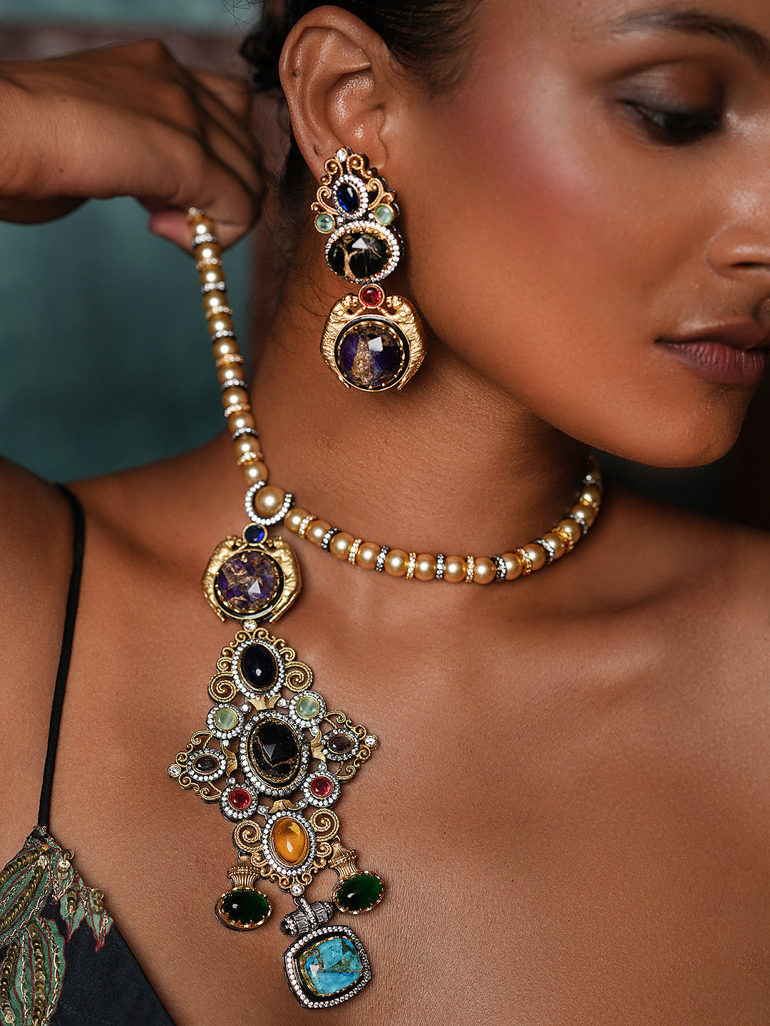 Multicolor Firestone Mala Set