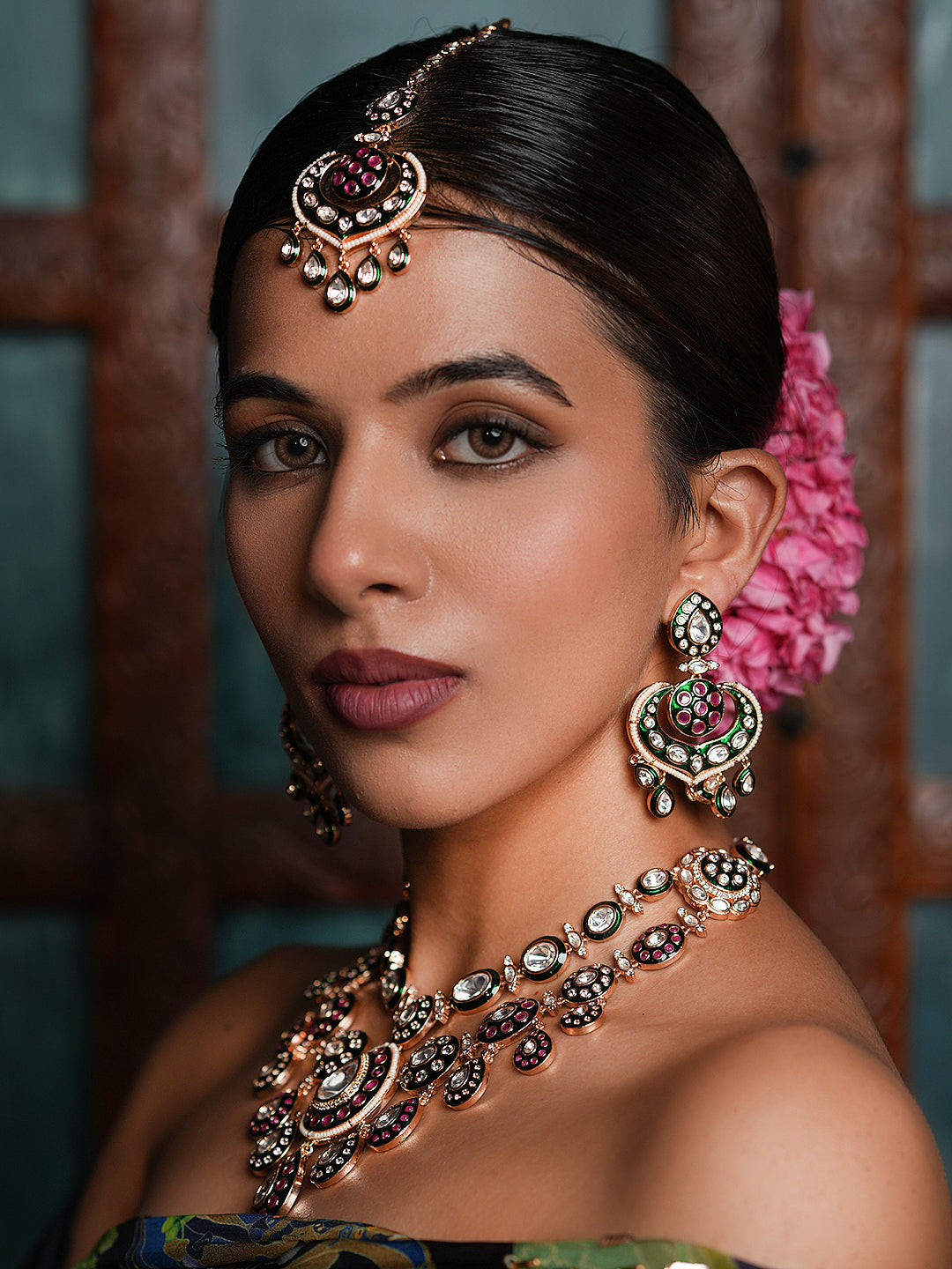 Premium Kundan Polki Necklace