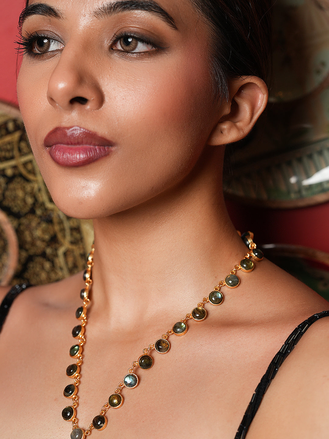 Long Beaded Necklace