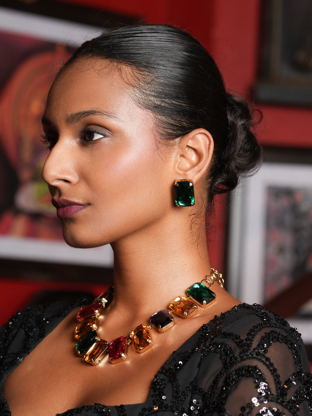 Colorful Doublet Necklace