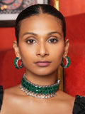 Black Modern Premium Green Choker