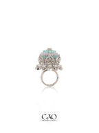 Aqua Bloom Ring