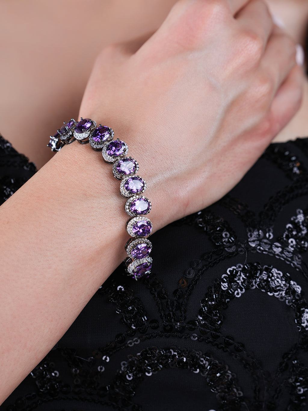 Black Polish AD Bracelet