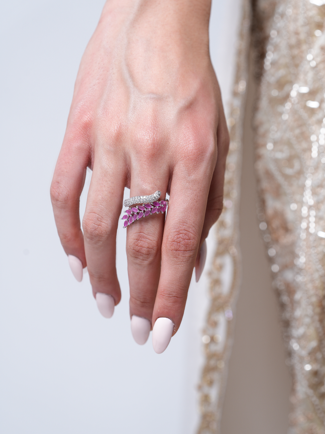 Small Designer AD Ring