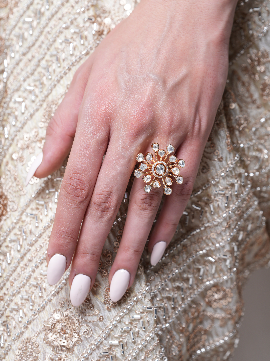 Designer Moissanite Ring