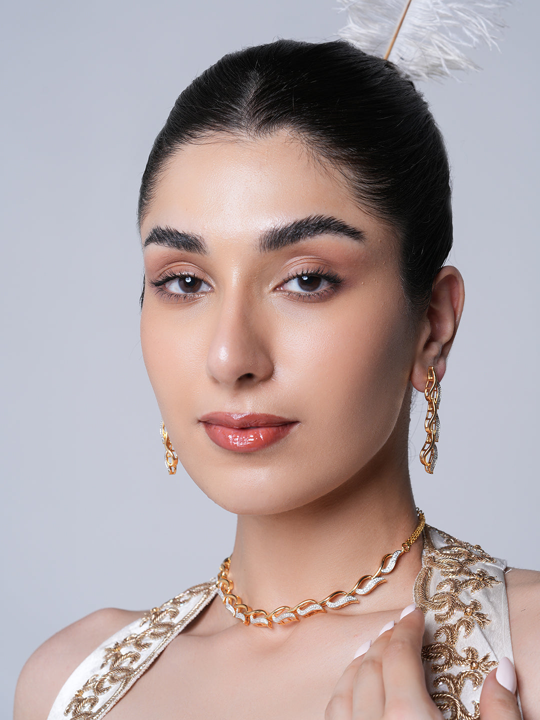 Golden AD Necklace