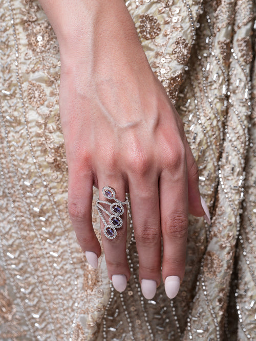 Purple Light AD Ring