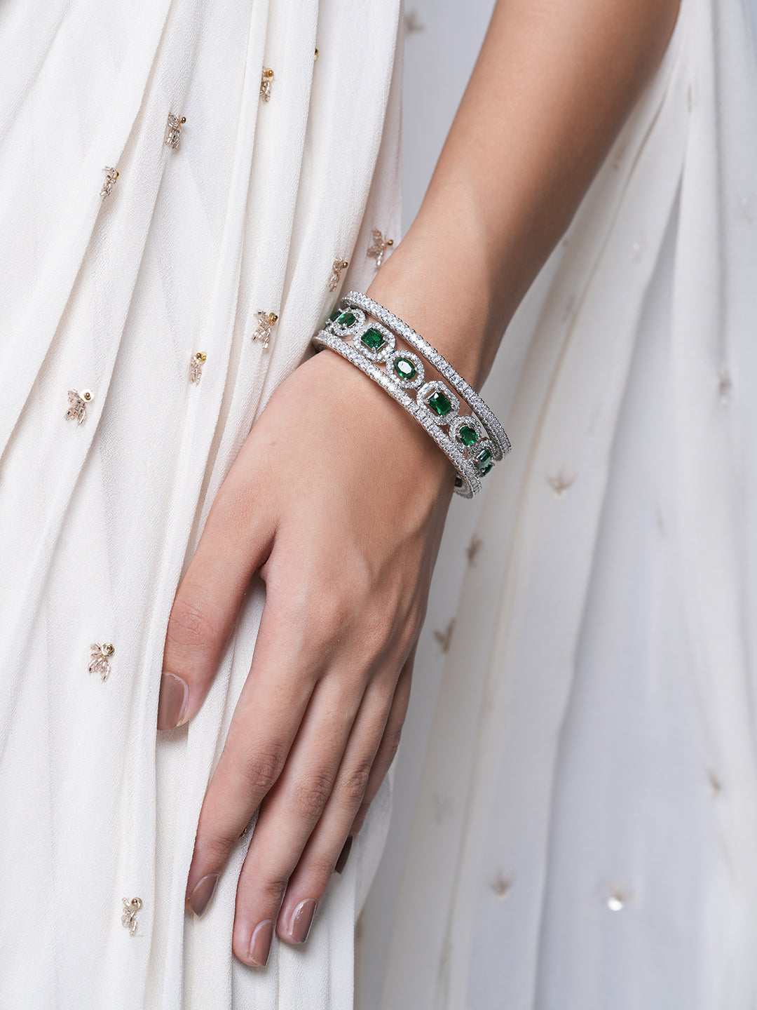 Designer AD Green Bangles