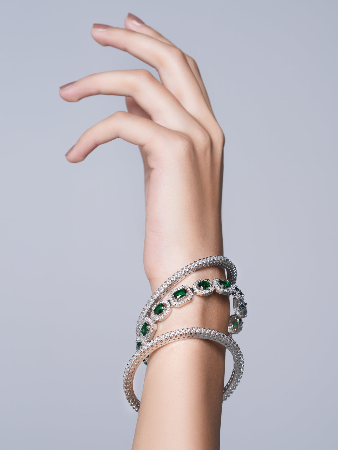 Designer AD Green Bangles