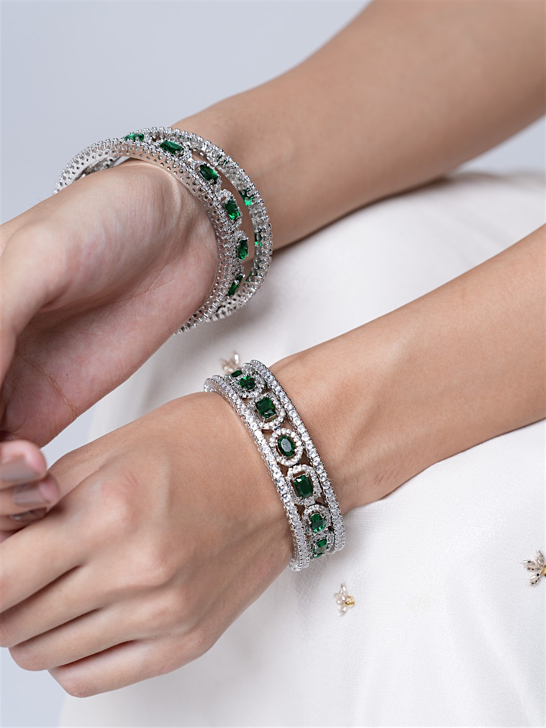 Designer AD Green Bangles